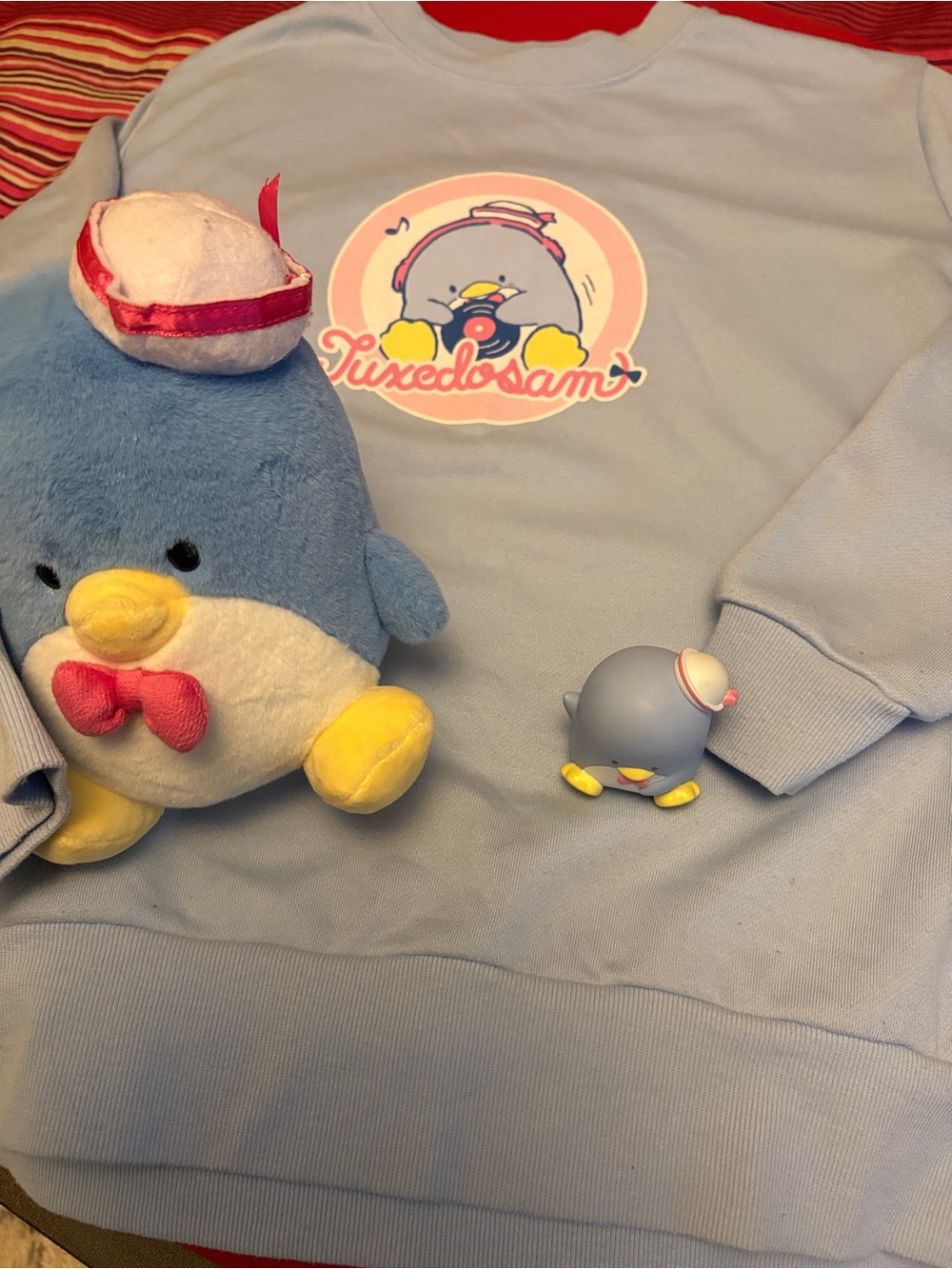 Sanrio Tuxedo Sam Sweatshirt Stuffie Bundle